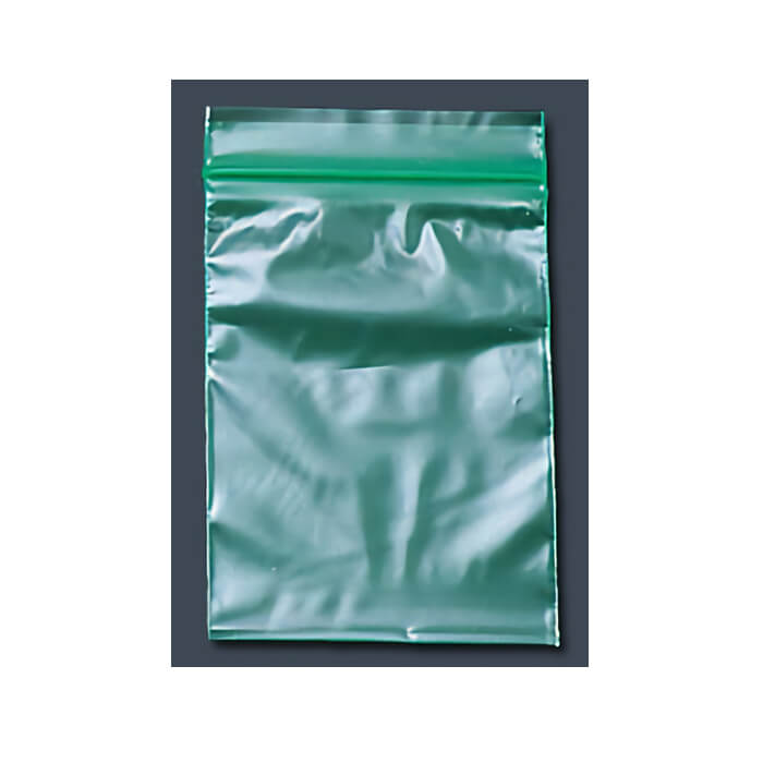 ユニパック カラー半透明（チャック付ポリ袋） F-4（100枚入） 120×170mm 【緑】
