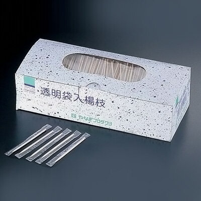 透明袋入 楊枝 （1000本入） 全長65mm【 アドキッチン 】