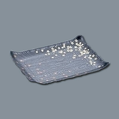 プラ容器 筑後 春秋黒 （10枚入） 特小 240×170×34mm【 アドキッチン 】