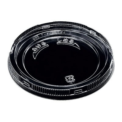 【仕様】 規格：嵌合蓋 メーカー品番：7P702037 (外寸)直径×高さ：124×13mm 材質:ポリエチレンテレフタレート 耐熱温度:60℃ ●ねじ式のかん合する蓋ですので、力を入れずに簡単に開閉ができます。 ●臭いや汁漏れしないので安心して保存ができます。 ※入数