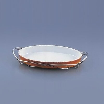 SA シャトレ 小判グラタンセット 12-PC200-40 480×235×H75mm 【茶】