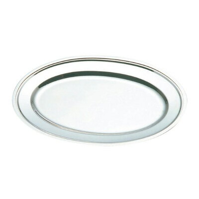 IKD 18-8 平渕小判皿 8インチ【 アドキッチン 】