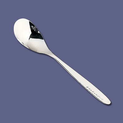 【仕様】 形状名：クラムチャウダースプーン 全長：170mm ●食材別に使いやすく食べやすいデザインになっています。 ●用途がすぐ分かるように、ハンドルに食材の名前を打刻してあります。