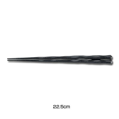 Rakuten - PBT 六角一刀彫箸（10膳入） 22.5cm 90030741 【黒乾漆】