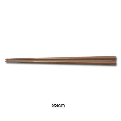 《8本までメール便可能》 ぐる麺箸 PM-108 23cm 【茶】