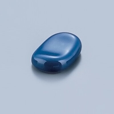 ルリ小判形 箸置 Y-308 45×35mm【 アドキッチン 】