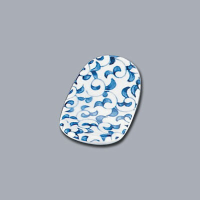 AZ9-50 蛸唐草箸置 55×32×H13mm【 アドキッチン 】