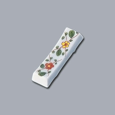 M9-20 花柄箸置 62×16×H12mm【 アドキッチン 】