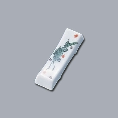 M9-23 魚紋箸置 62×16×H12mm【 アドキッチン 】