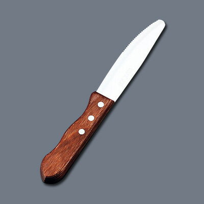 YX 木柄 ジャンボ ステーキナイフ 全長245mm【 アドキッチン 】