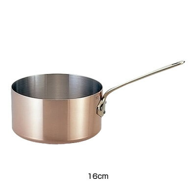 モービル カパーイノックス 片手深型鍋（蓋無）6520.16 16cm【 アドキッチン 】