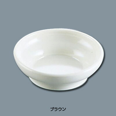 ジェスナー メラミン スモールディッシュ 0355 直径103×H32mm 【ブラウン】