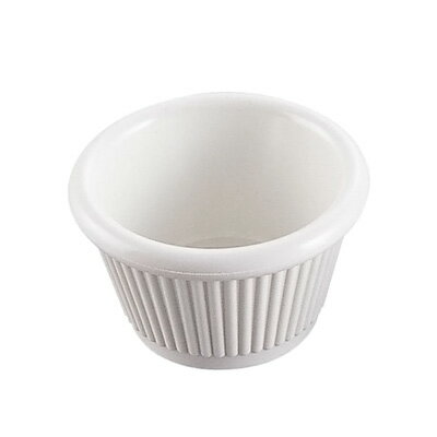 【仕様】 カラー：ボーン 直径×高さ：62×37mm (約)容量：約42c.c. ジェスナー ラメキンシリーズ メラミン:硬く、耐熱性に優れ、食物を引き立てる形や色、模様を自由に表現できる材質です。(耐熱98℃) ※アメリカ製 ※洗浄器対応