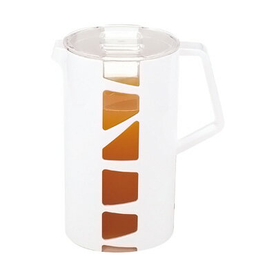 UK アクリル ウォーターピッチャー 2.0L 直径127×H223mm 【ホワイト】
