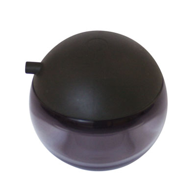 ワンプッシュ液体調味料入れ ココロ PU-4 70c.c. 【ブラック】