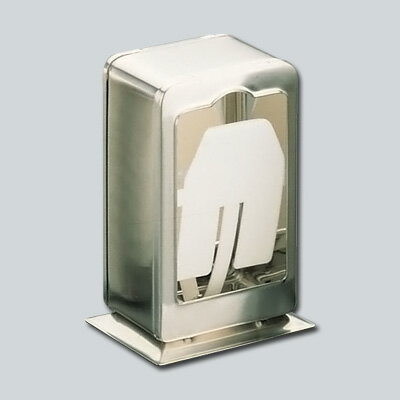 SA 18-8 インテリアナフキン立 （六ッ折）台付・ツヤ消し 108×78×H158mm【 アドキッチン 】