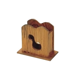 焼杉 ナフキン立 ネズコ N-133 143×73×H130mm【 アドキッチン 】