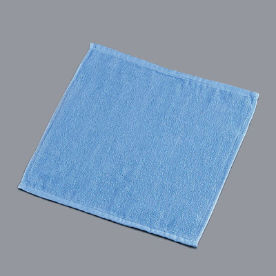 おしぼり No.30 （1ダース入） 380×340mm 【ブルー】