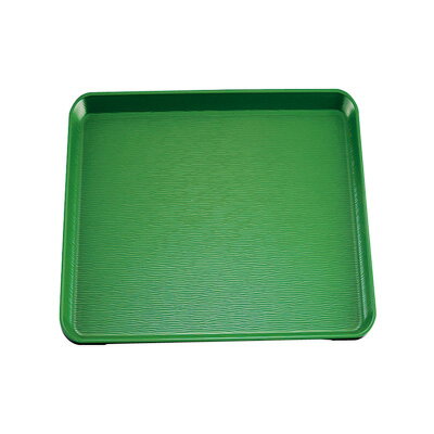 耐熱 波筋盆 33cm（ノンスリップ加工） EP-3300GN 330×330×H30mm 【グリーン】