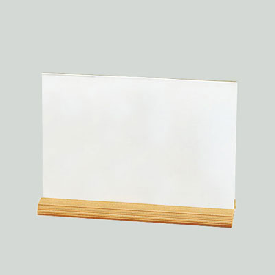 えいむ 木目和風メニュースタンド WS-101 （大） 210×H158mm【 アドキッチン 】