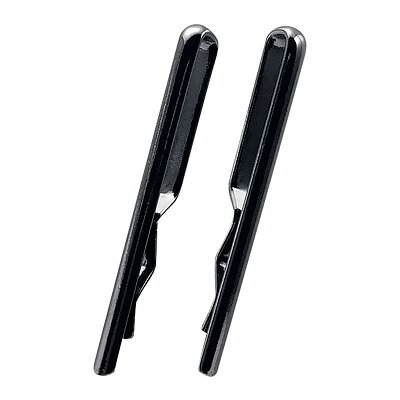 【仕様】 メーカー品番：MC-2G カラー：ブラック 全長×幅：55×5mm ●メニューブック用 ※1冊に上下で2個必要です。