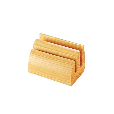 桧居酒屋メニュー立（2枚差し） 115×75×H85mm【 アドキッチン 】