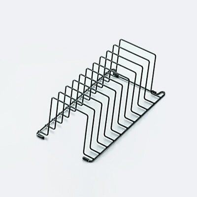 えいむ スチール 10 列メタルホルダー スタンド HC-5 120×225×H85mm 【黒】