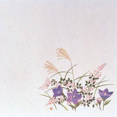 遠赤保鮮紙 小 （100枚入）秋草 （8月～10月）【 アドキッチン 】