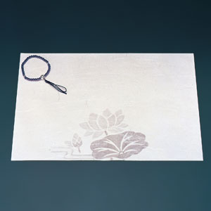 尺3風雅 懐石まっと（50枚入）はす 390×264mm【 アドキッチン 】