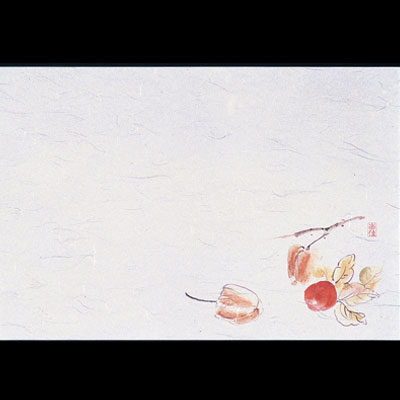 四季紙・千寿（100枚入）ほおずき M30-210 390×265mm( キッチンブランチ )