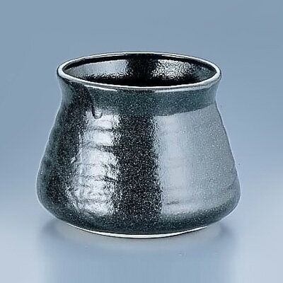 瀬戸黒 がら入 Y-028 直径120×H95mm【 アドキッチン 】