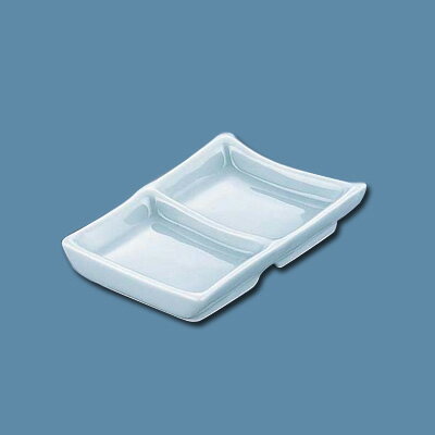 青磁 二品盛 Z-011 133×87×H28mm【 アドキッチン 】