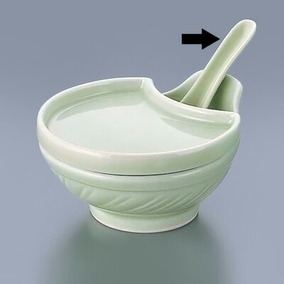 天竜青磁レンゲ 33-AZ45R 全長142mm【 アドキッチン 】