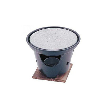 丸 石焼皿（ホルダー付） ST-493 直径170×H35mm【 アドキッチン 】