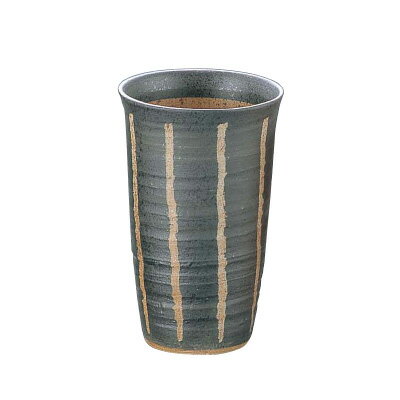 彫十草カップ 黒（大）300c.c.【 アドキッチン 】