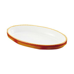 シェーンバルド オーバルグラタン皿 茶 3011-40B 367×220×H48mm【 アドキッチン 】