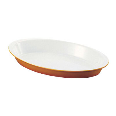シェーンバルド オーバルグラタン皿（ツバ付） 茶 1011-26B 238×133×H30mm【 アドキッチン 】