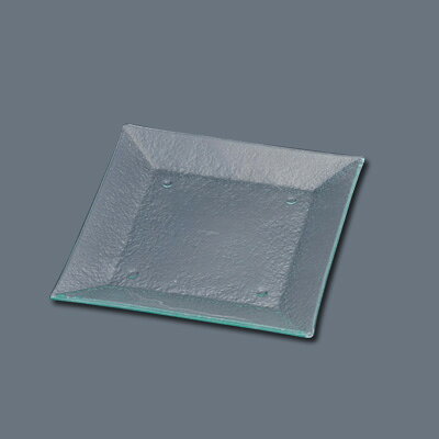 タイガーグラス スクエアプレート 265 162-194-01 265×265×H25mm 【クリア】