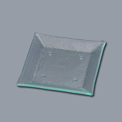 タイガーグラス スクエアプレート 185 163-194-02 185×185×H20mm 【クリア】