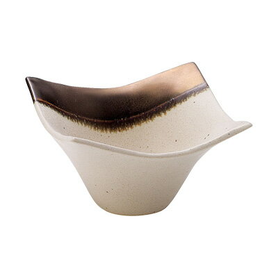 奏 角小鉢 11cm 【ゴールドホワイト】
