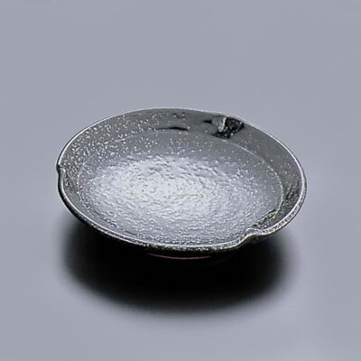 黒ちらし3.5皿 T03-143 直径105×H22mm【 アドキッチン 】
