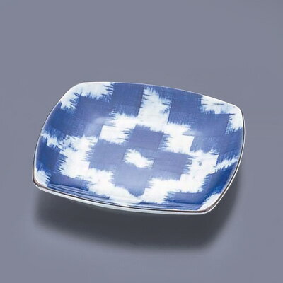 かすり 四角小皿 T03-126 140×140×H20mm【 アドキッチン 】