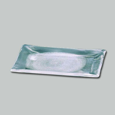 硝子和食器 白雪1 長角大皿 300×200×H25mm【 アドキッチン 】