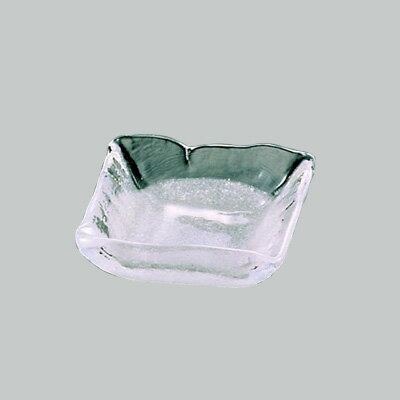 鉢 硝子和食器 白雪6 角鉢（小） 105×105×H35mm【 アドキッチン 】