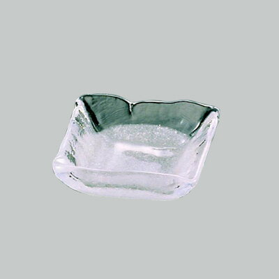 硝子和食器 白雪6 角鉢（小） 105×105×H35mm【 アドキッチン 】