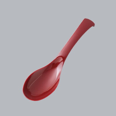 アクリル 平型レンゲ 100×57×H25mm 【赤】