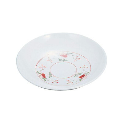 【仕様】 メーカー品番：AK-20A 直径×高さ：140×25mm メラミン「赤絵」シリーズ ※洗浄器対応