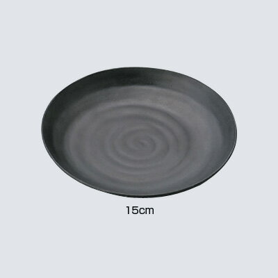 Other Tableware - マイン メラミンウェア 丸皿 M11-127 15cm 【黒】