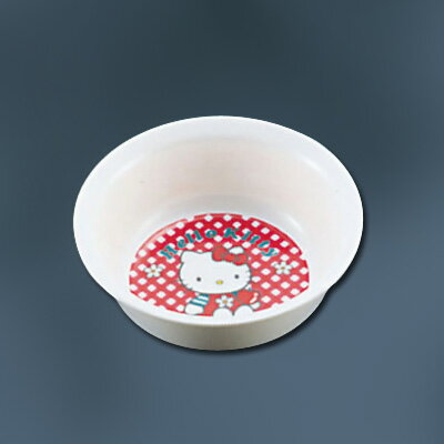 メラミンお子様食器 ニューキティ 丸小鉢（ギンガム） 330c.c.