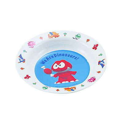 メラミンお子様食器 ダイナソワーズ カレー皿 直径190×H34mm